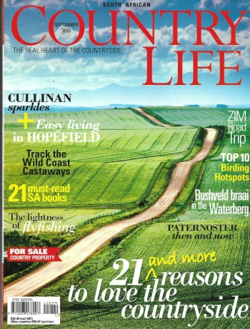 Cover of South African Country Life Magazine - Issue 230 - September 2015