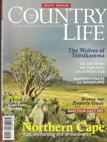 Cover of South African Country Life Magazine - Issue 187 - March 2012