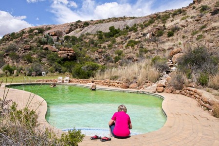 Swimming pool at Mountain Zebra National Park