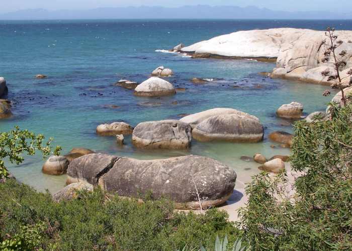 Some of the beautiful scenery at Boulders Beach
