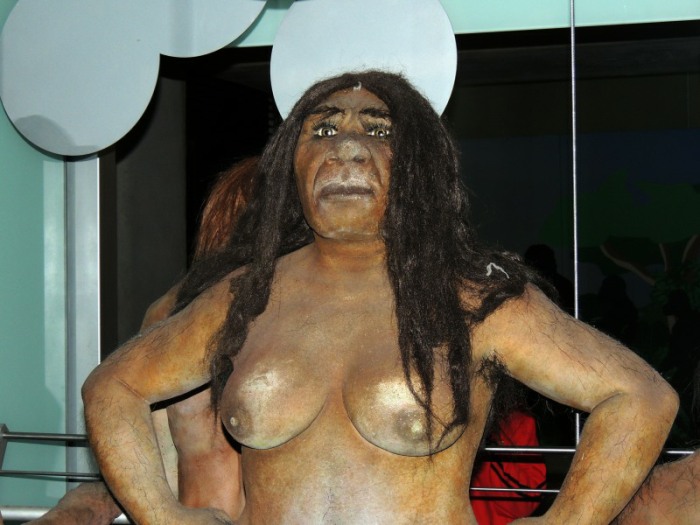 Model of an early hominid