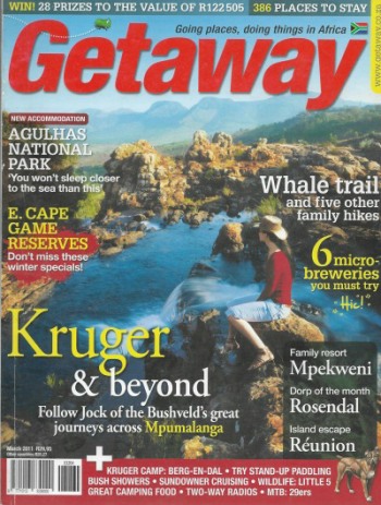 Cover of Getaway Magazine - Volume 22 Number 12 - March 2011