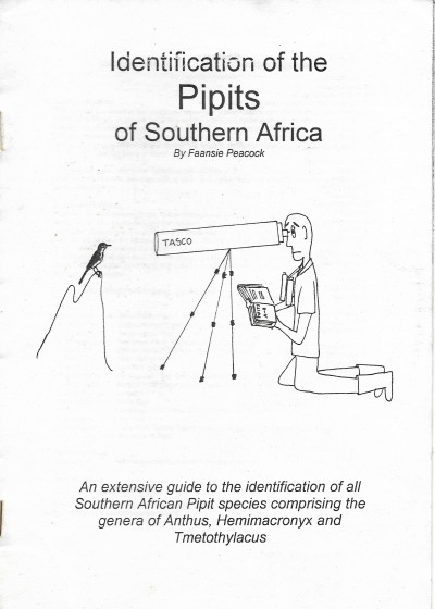 Cover of Identification of the Pipits of Southern Africa