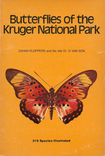 Cover of Butterflies of the Kruger National Park by Johan Kloppers and Dr. G. van Son