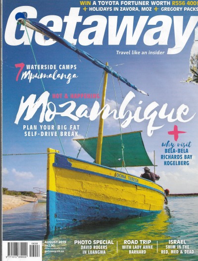 Cover of Getaway Magazine - Volume 31 Number 5 - August 2019