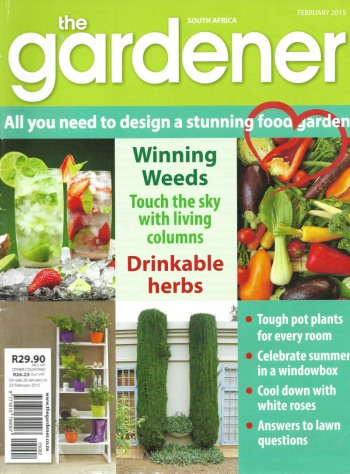 Cover of The Gardener South Africa Magazine - February 2015