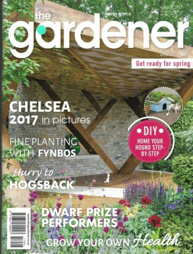 Cover of The Gardener South Africa Magazine - August 2017