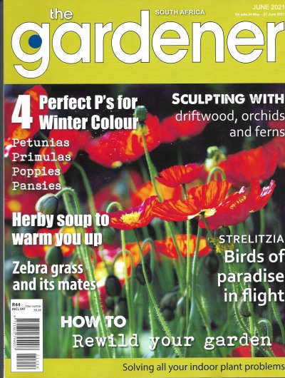 Cover of The Gardener South Africa Magazine - June 2021