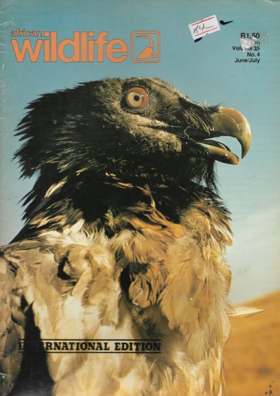 Cover of African Wildlife International Edition - Vol 35 No 4 - June/July 1981