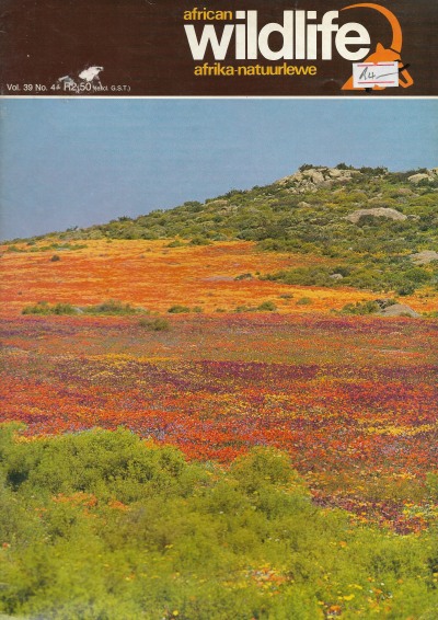 Cover of African Wildlife - Vol 39 No 4 - July/August 1985
