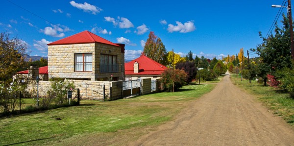 Residential area in Clarens
