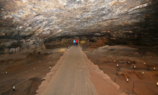 Enormous cavern in the cave