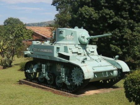 Tank at Richmond Museum